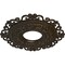 Ekena Millwork Orrington Medallion (Canopies up to 6 1/4"), 22"OD x 6 1/4"ID x 1 3/4"P, Stone Hearth Crackle CM22ORSHC - alternate 4